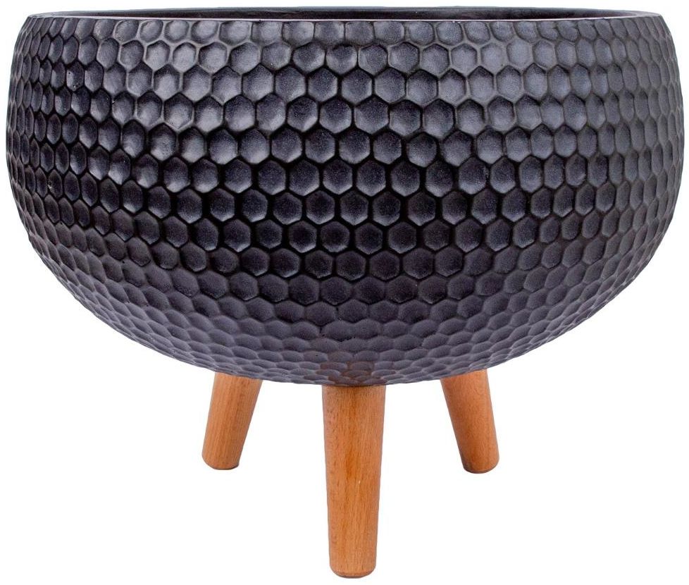 Flower Pot Charlbury | size: Length: 36cm, Width: 36cm, Height: 29cm | color: Gray | image: 1 | variant: 1000512