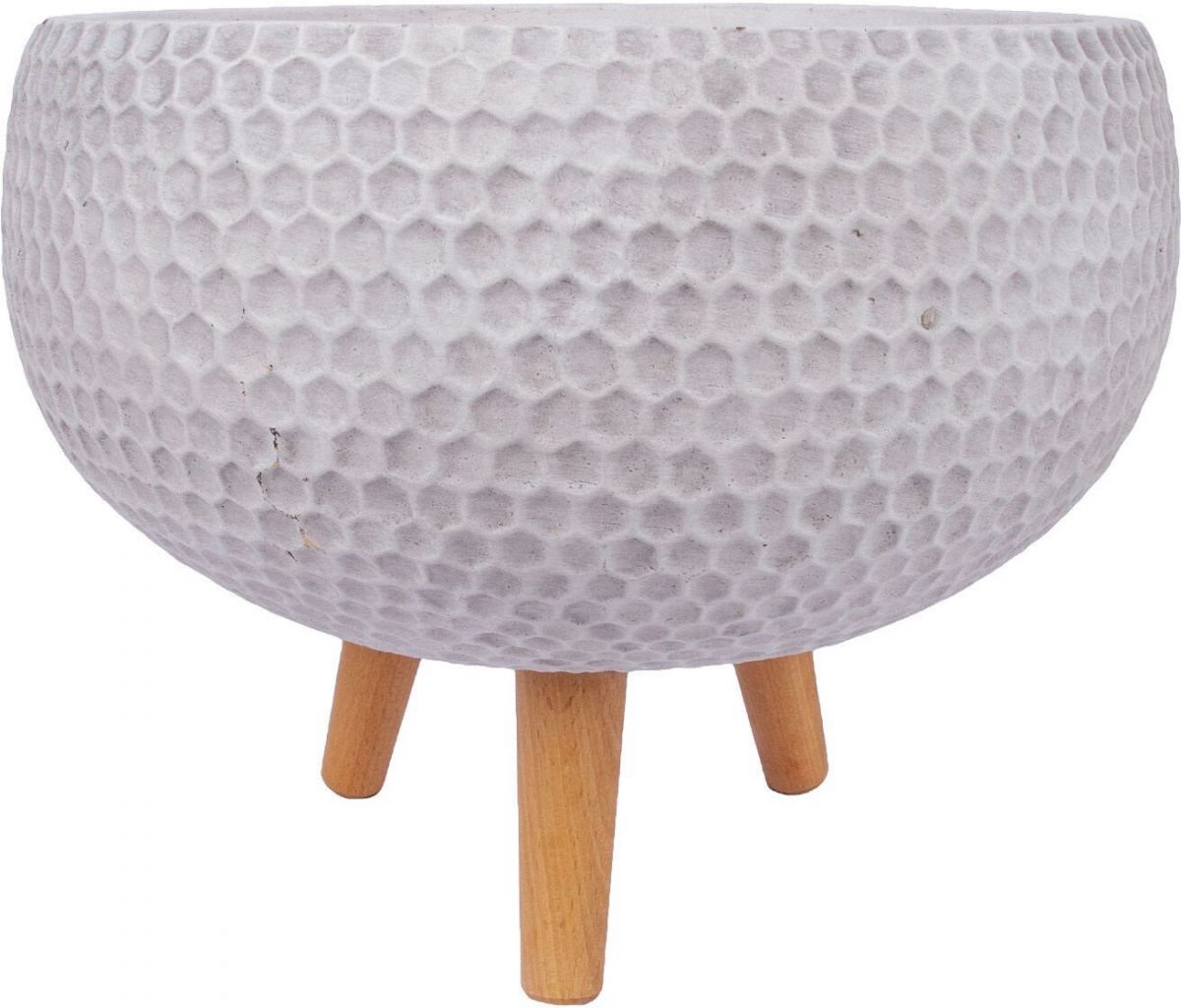 Flower Pot Charlbury | size: Length: 36cm, Width: 36cm, Height: 29cm | color: White | image: 1 | variant: 1000513