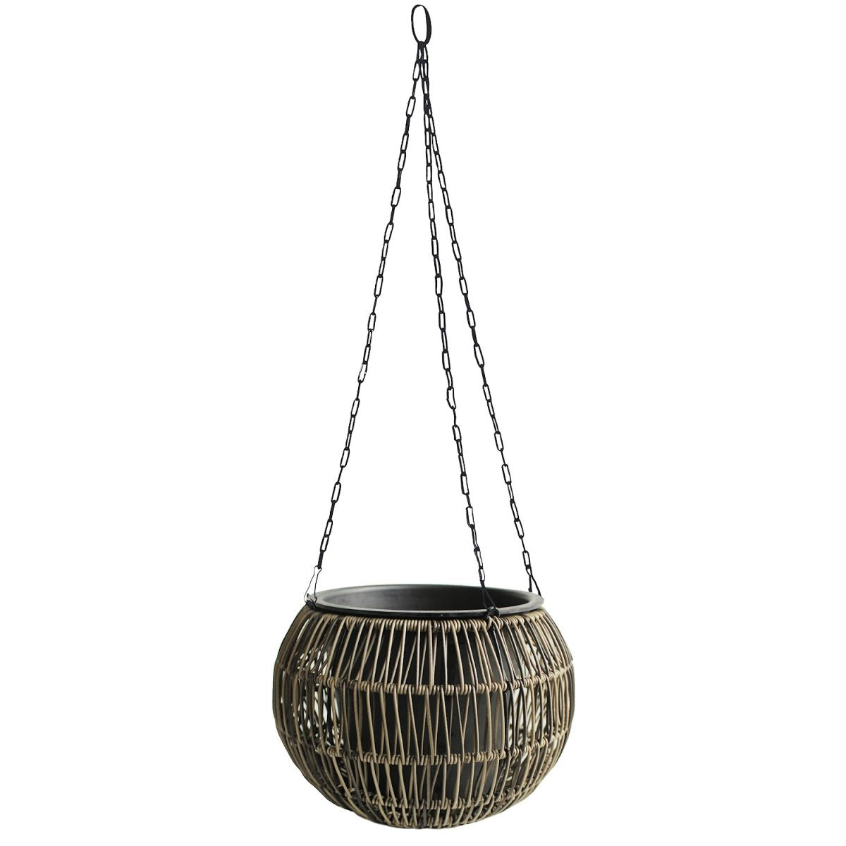 Flower Pot Didcot | size: Length: 32cm, Width: 32cm, Height: 22cm | color: Brown | image: 1 | variant: 1005274