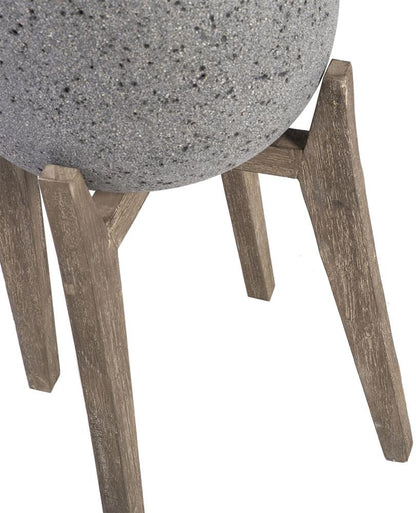 Flower Pot Norton | size: Length: 40cm, Width: 40cm, Height: 42cm | color: Gray | image: 2 | variant: 1006135