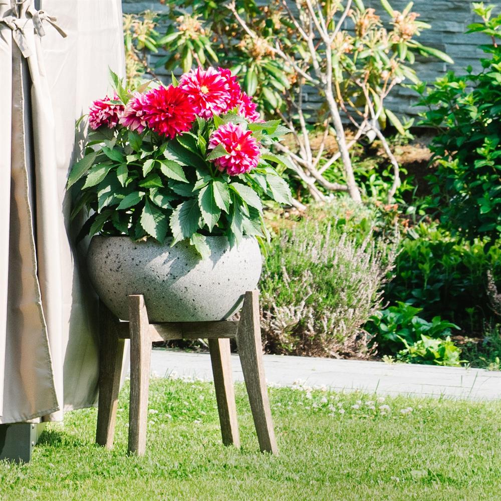 Flower Pot Norton | size: Length: 40cm, Width: 40cm, Height: 42cm | color: Gray | image: 4 | variant: 1006135