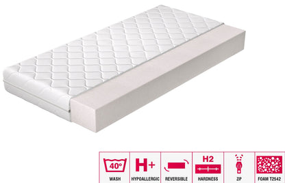 Foam Mattress Lino | size: Length: 200cm, Width: 80cm | image: 2 | variant: 1013759