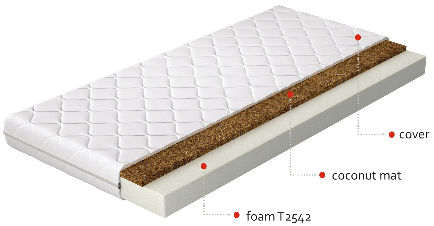 Foam Mattress Luna 25 | size: Length: 200cm, Width: 180cm | image: 1 | variant: 1013854