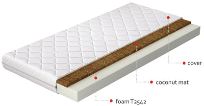 Foam Mattress Luna 25 | size: Length: 200cm, Width: 180cm | image: 1 | variant: 1013854