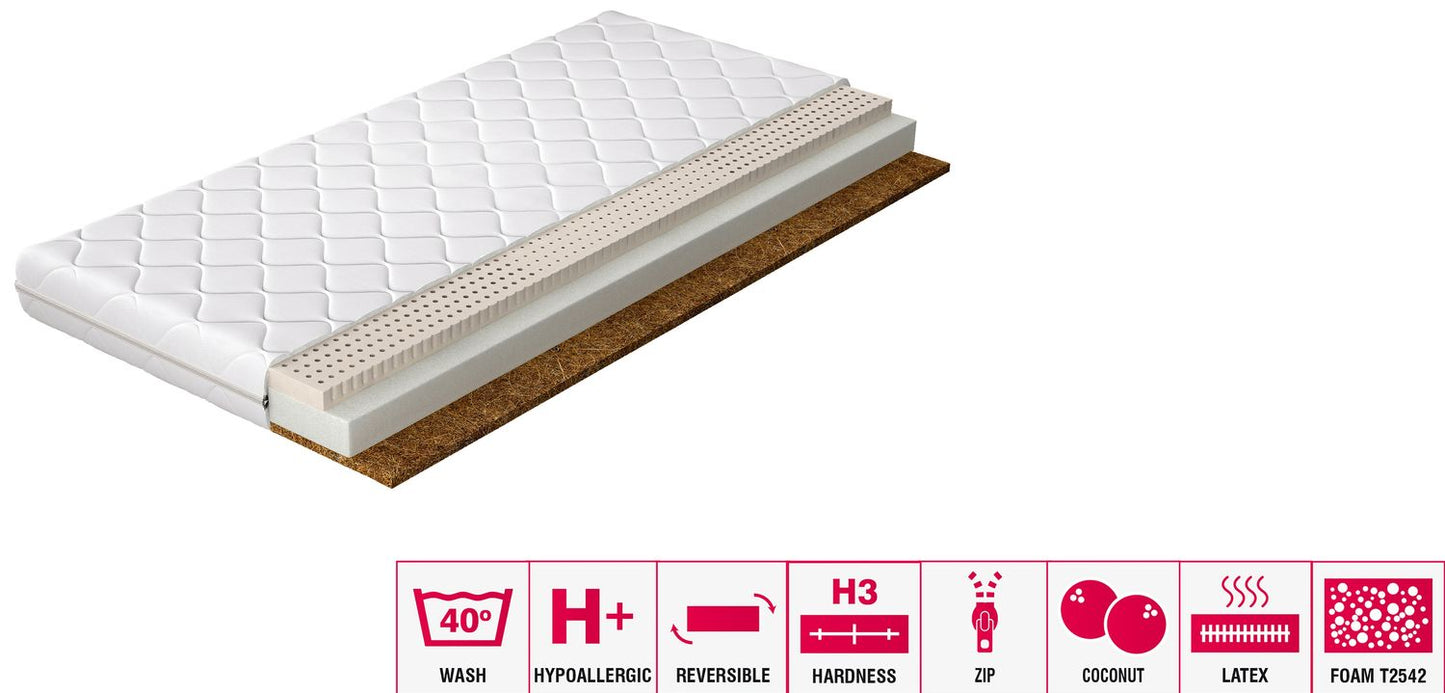 Foam Mattress Mokka 30 | size: Length: 200cm, Width: 200cm | image: 2 | variant: 1013551