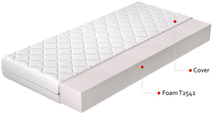 Foam Mattress West Porth 25 | size: Length: 200cm, Width: 180cm | image: 1 | variant: 1014764