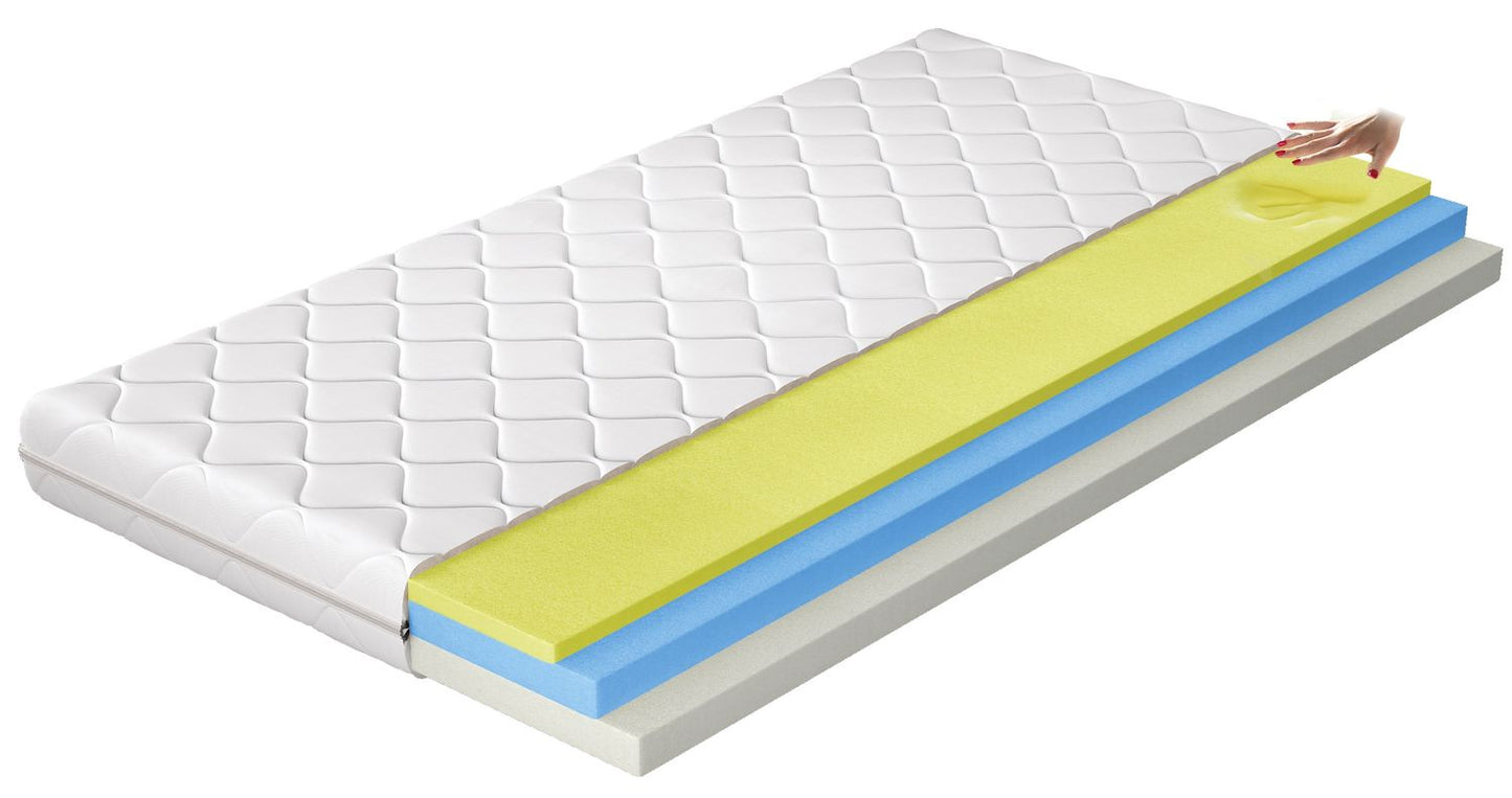 Foam Mattress West Sandwich 15 | size: Length: 200cm, Width: 140cm | image: 0 | variant: 1014894