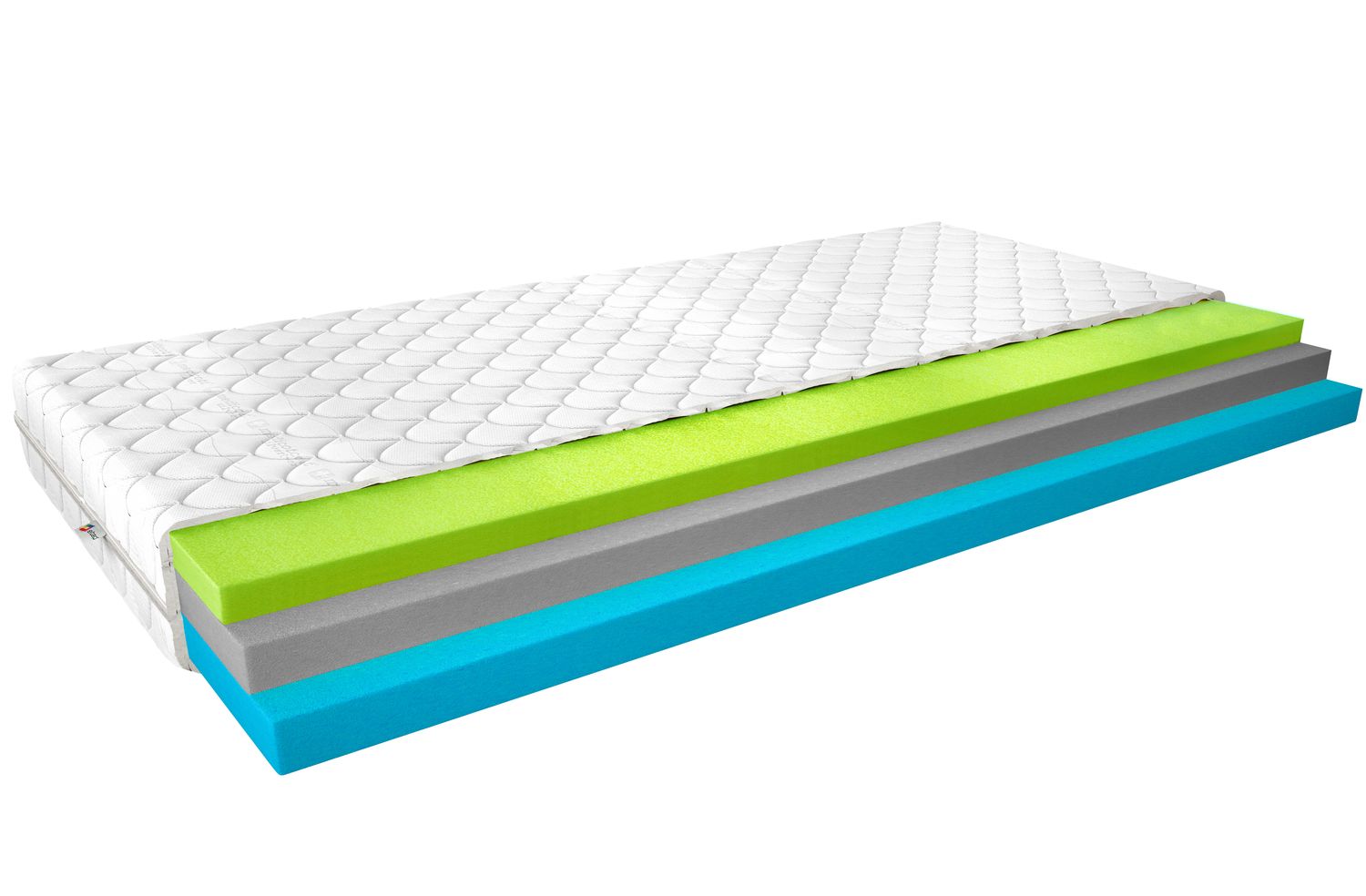 Foam Mattress West Sandwich 8 | size: Length: 200cm, Width: 90cm | image: 1 | variant: 1014887