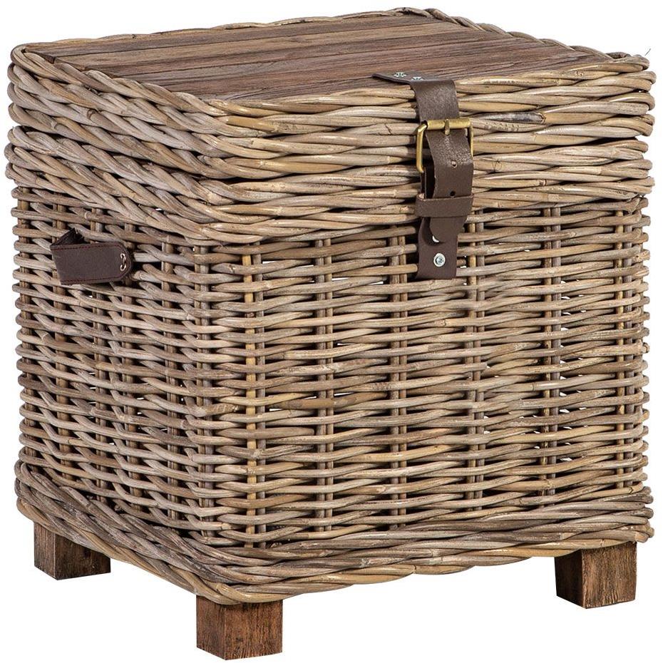 Garden Box East Malaga | size: Length: 42cm, Width: 42cm, Height: 43cm | color: Brown | image: 1 | variant: 1006225