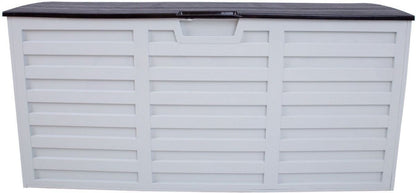 Garden Box East Prestatyn | size: Length: 112.8cm, Width: 49cm, Height: 53.5cm | color: White/Grey | image: 1 | variant: 1005559