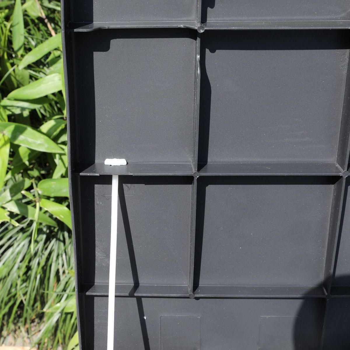 Garden Box East Prestatyn | size: Length: 112.8cm, Width: 49cm, Height: 53.5cm | color: White/Grey | image: 9 | variant: 1005559