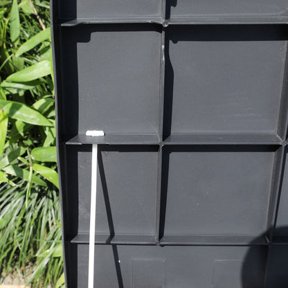 Garden Box East Prestatyn | size: Length: 112.8cm, Width: 49cm, Height: 53.5cm | color: White/Grey | image: 9 | variant: 1005559