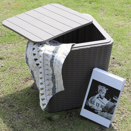 Garden Box East Santiago | size: Length: 39cm, Width: 39cm, Height: 42cm | color: Gray | image: 4 | variant: 1006227
