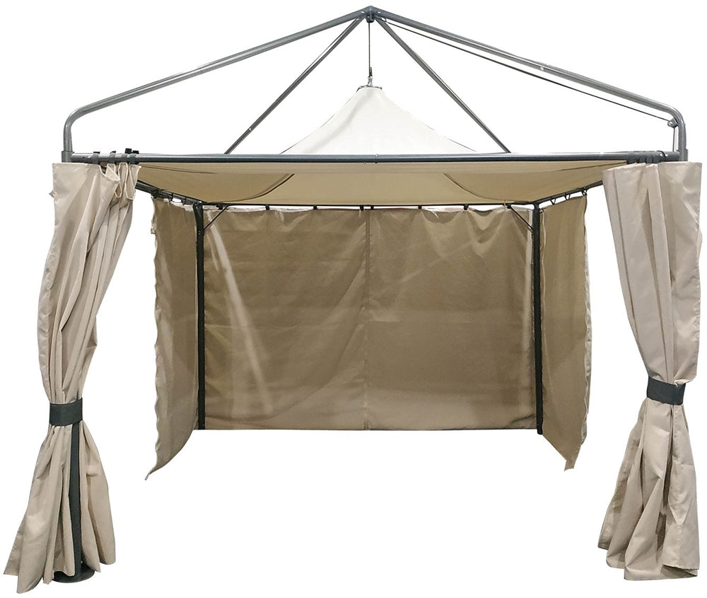 Garden Canopy East Goring | size: Length: 300cm, Width: 300cm | color: Gray | image: 1 | variant: 1005885