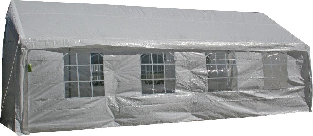 Garden Canopy Party Tent 2 | size: Length: 800cm, Width: 400cm, Height: 304cm | color: White | image: 1 | variant: 1012907