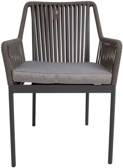 Garden Chair Andros | color: Brown/Grey | image: 2 | variant: 1012225