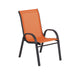 Garden Chair Bracknell | size: Width: 46cm, Height: 59cm | color: Orange | image: 1 | variant: 1000616