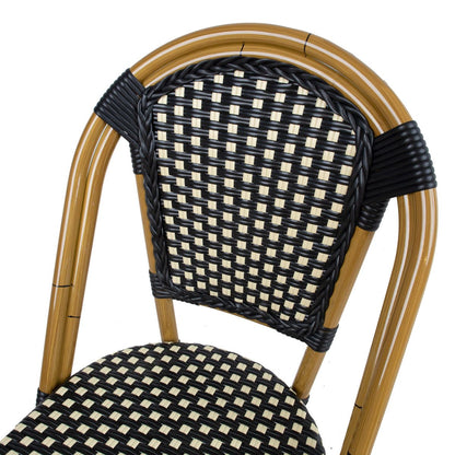 Garden Chair East Carlisle | size: Width: 47cm, Height: 88cm | color: Black | image: 5 | variant: 1005175