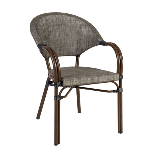 Garden Chair East Carlisle | size: Width: 57cm, Height: 84cm | color: Beige | image: 1 | variant: 1005178