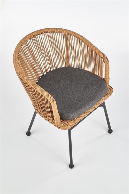 Garden Chair East Cuneo | size: Width: 55cm, Height: 74cm | color: Brown | image: 1 | variant: 1006582