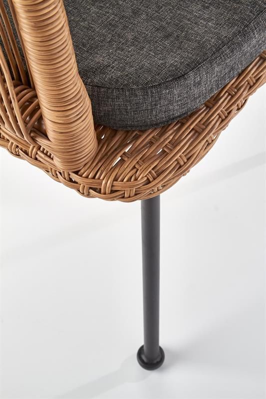 Garden Chair East Cuneo | size: Width: 55cm, Height: 74cm | color: Brown | image: 3 | variant: 1006582