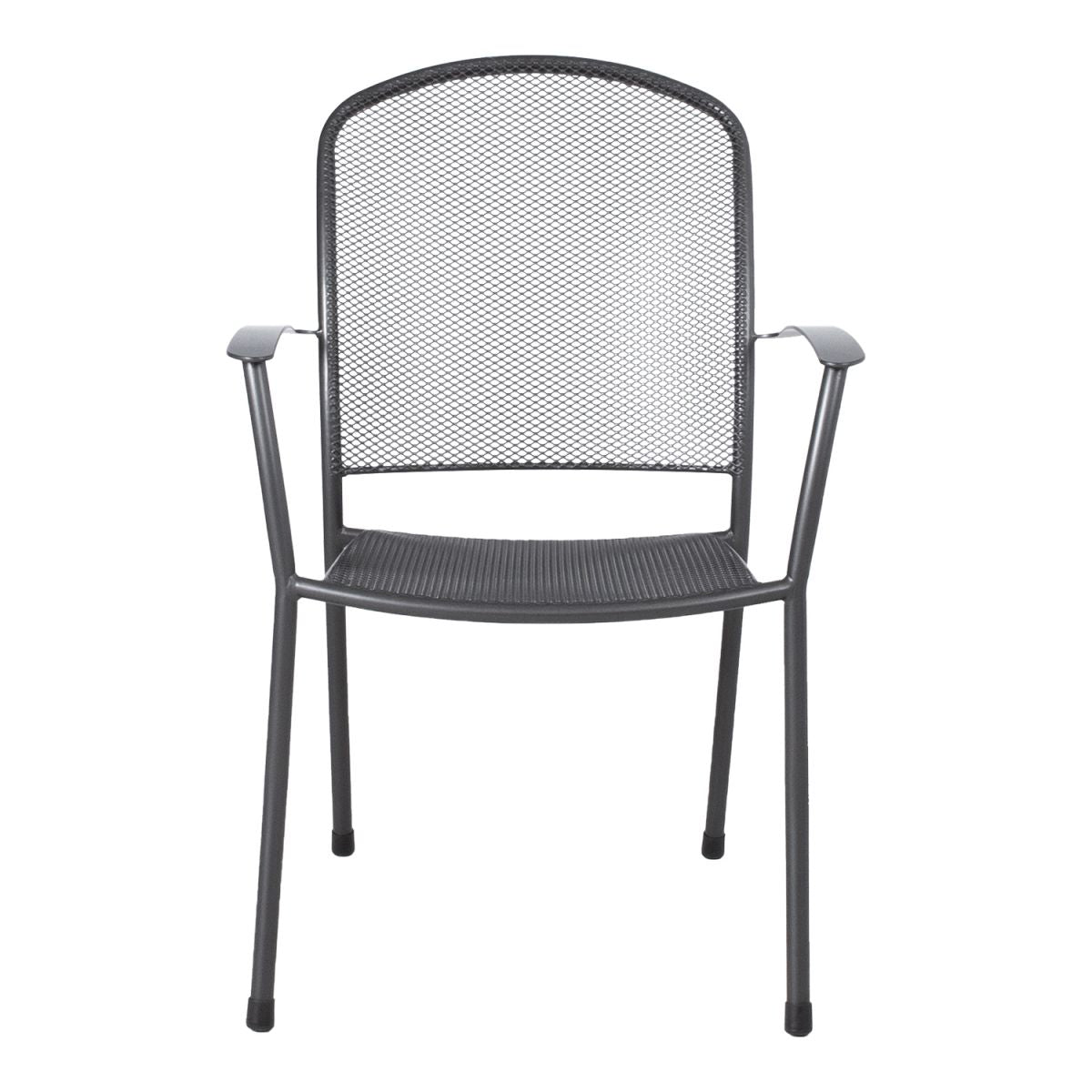 Garden Chair East Godalming | size: Width: 63cm, Height: 90cm | color: Gray | image: 3 | variant: 1005183