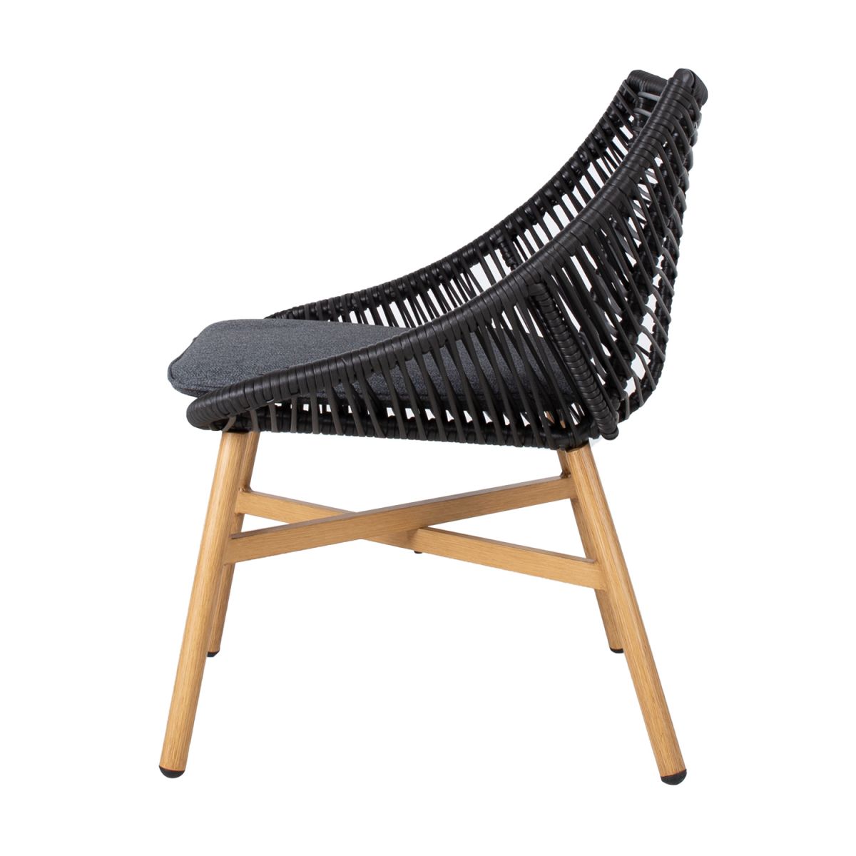 Garden Chair East Perth | size: Width: 64cm, Height: 84cm | color: Black | image: 4 | variant: 1005180