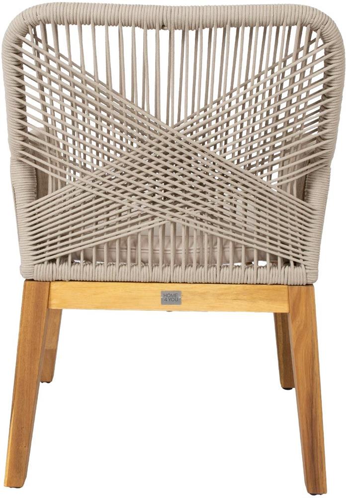 Garden Chair East Valencia | size: Width: 57.5cm, Height: 83cm, Depth: 66.7cm | color: Beige | image: 5 | variant: 1006210