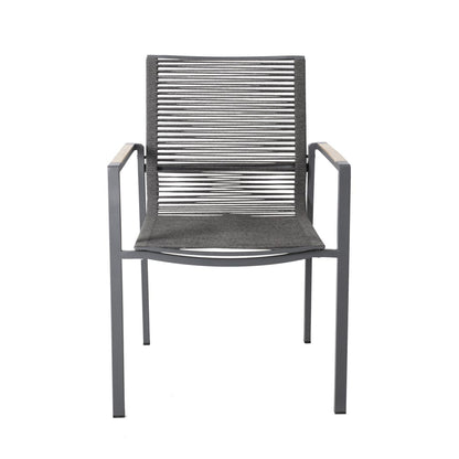 Garden Chair East Whitby | size: Width: 62cm, Height: 105cm | color: Gray | image: 3 | variant: 1005182