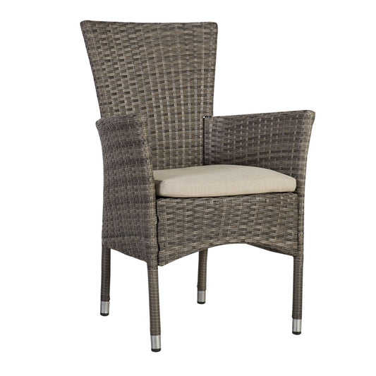 Garden Chair Paloma | size: Width: 57cm, Height: 90cm | color: Gray | image: 1 | variant: 1010515