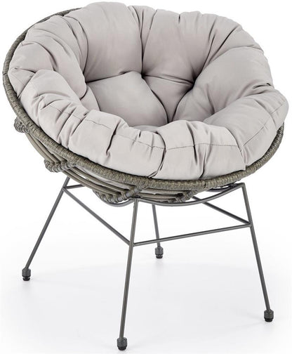 Garden Chair West Ledbury | size: Width: 74cm, Height: 76cm, Depth: 69cm | color: Gray | image: 1 | variant: 1007344