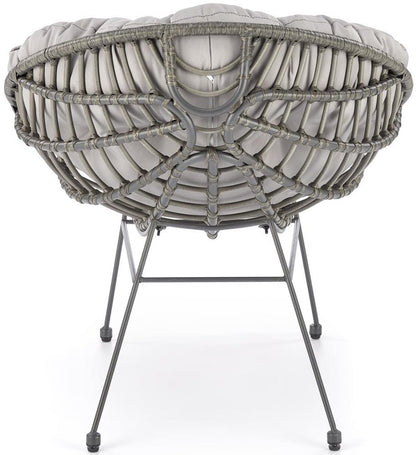 Garden Chair West Ledbury | size: Width: 74cm, Height: 76cm, Depth: 69cm | color: Gray | image: 5 | variant: 1007344
