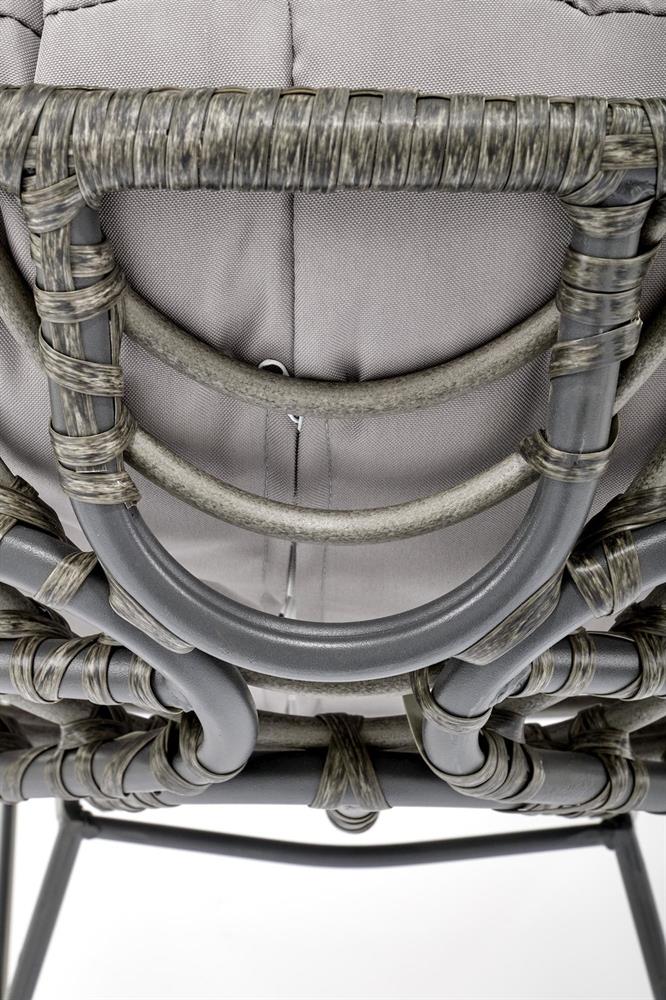Garden Chair West Ledbury | size: Width: 74cm, Height: 76cm, Depth: 69cm | color: Gray | image: 6 | variant: 1007344