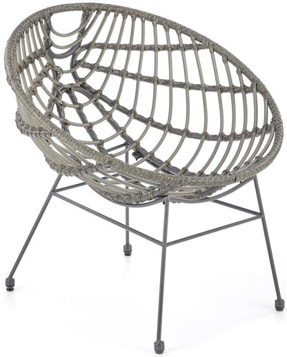 Garden Chair West Ledbury | size: Width: 74cm, Height: 76cm, Depth: 69cm | color: Gray | image: 7 | variant: 1007344