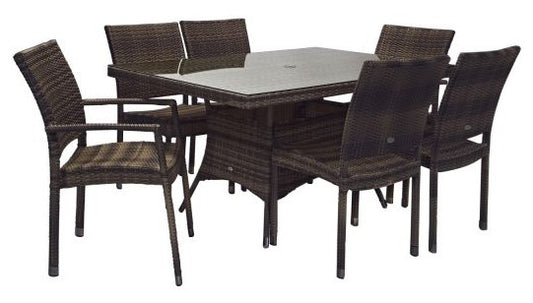 Garden Furniture Set Didcot | color: Brown | image: 1 | variant: 1004828
