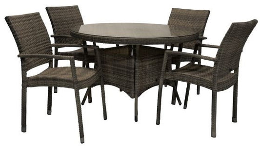 Garden Furniture Set Didcot | color: Brown | image: 1 | variant: 1005156
