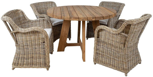 Garden Furniture Set East Amman | color: Brown/Oak | image: 1 | variant: 1006232