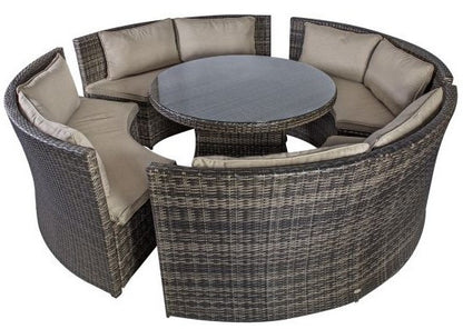 Garden Furniture Set East Berwick | color: Brown | image: 1 | variant: 1004847