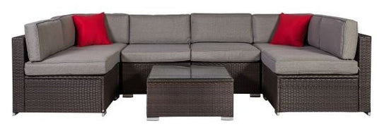 Garden Furniture Set East Bracknell | color: Brown | image: 1 | variant: 1005146