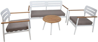 Garden Furniture Set East Cardigan | color: White/Grey | image: 2 | variant: 1006037