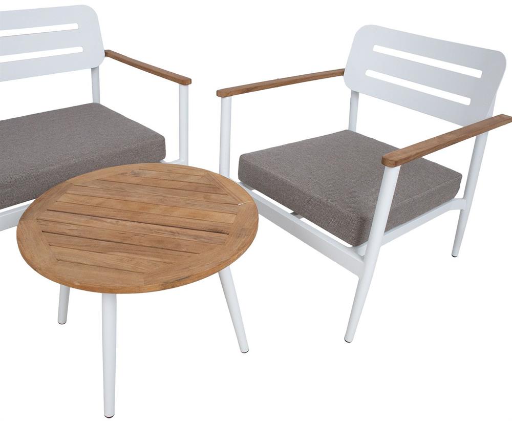 Garden Furniture Set East Cardigan | color: White/Grey | image: 4 | variant: 1006037