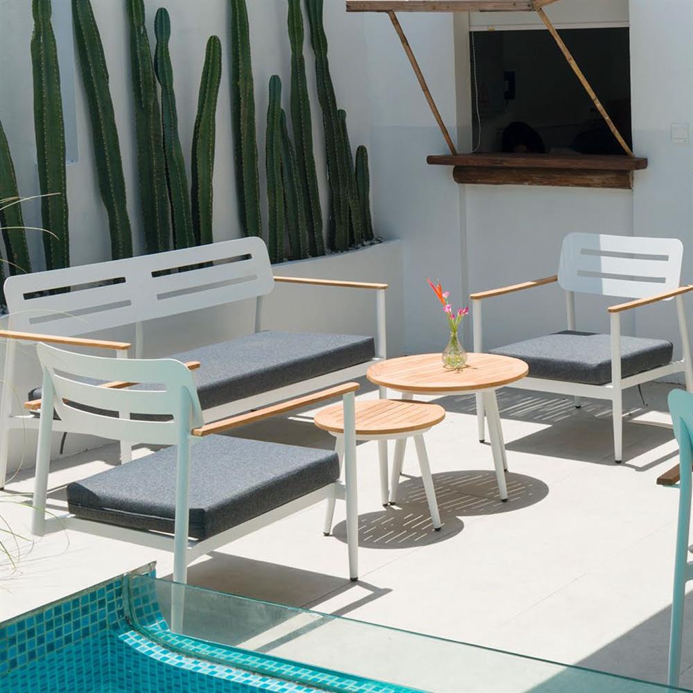 Garden Furniture Set East Cardigan | color: White/Grey | image: 8 | variant: 1006037