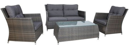 Garden Furniture Set East Denbigh | color: Brown/Grey | image: 1 | variant: 1005554