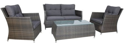 Garden Furniture Set East Denbigh | color: Brown/Grey | image: 1 | variant: 1005554
