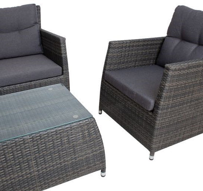 Garden Furniture Set East Denbigh | color: Brown/Grey | image: 3 | variant: 1005554
