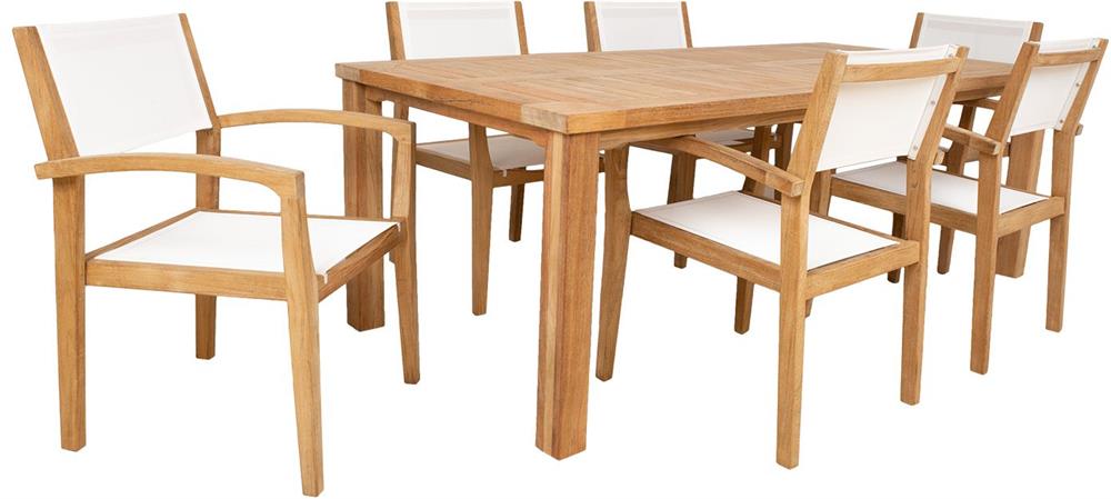Garden Furniture Set East St Davids | color: Oak | image: 3 | variant: 1006166