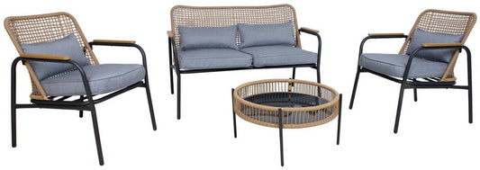 Garden Furniture Set Sarran | color: Brown/Grey | image: 1 | variant: 1012272