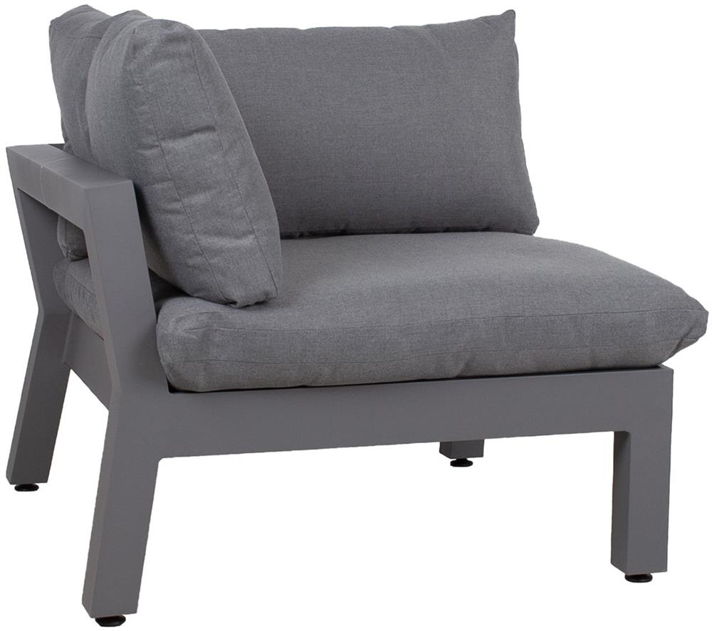 Garden Modular Sofa East Slough | size: Width: 93cm, Height: 66cm, Depth: 83cm | color: Gray | image: 2 | variant: 1006245