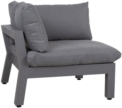 Garden Modular Sofa East Slough | size: Width: 93cm, Height: 66cm, Depth: 83cm | color: Gray | image: 2 | variant: 1006245