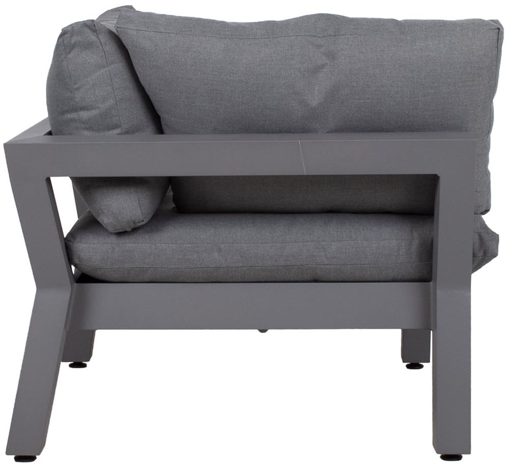 Garden Modular Sofa East Slough | size: Width: 93cm, Height: 66cm, Depth: 83cm | color: Gray | image: 5 | variant: 1006245